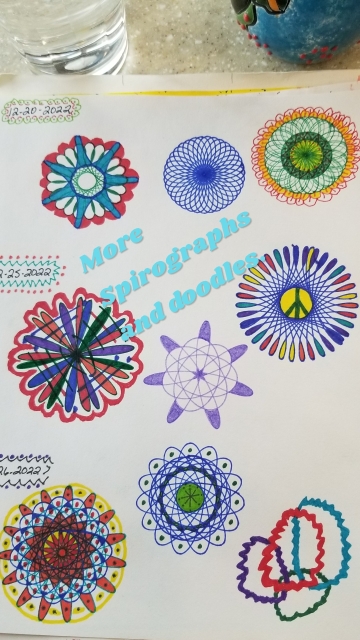 More Spirographs and doodles.